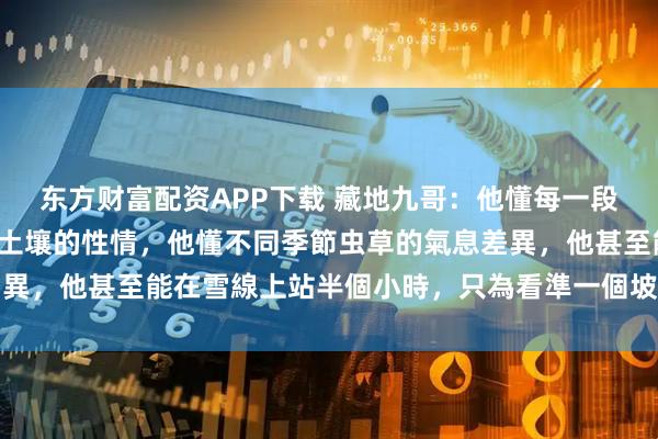 东方财富配资APP下载 藏地九哥：他懂每一段山脈的風，他懂每一片土壤的性情，他懂不同季節虫草的氣息差異，他甚至能在雪線上站半個小時，只為看準一個坡向的日照時間